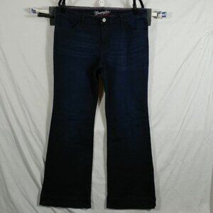 Wrangler Jeans Women's Dark Blue Bootcut Western Chic Plus Size 15/16